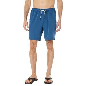 Quiksilver After Surf Shorts Mens Small Blue Flat Front Drawstring Waist JDM1700